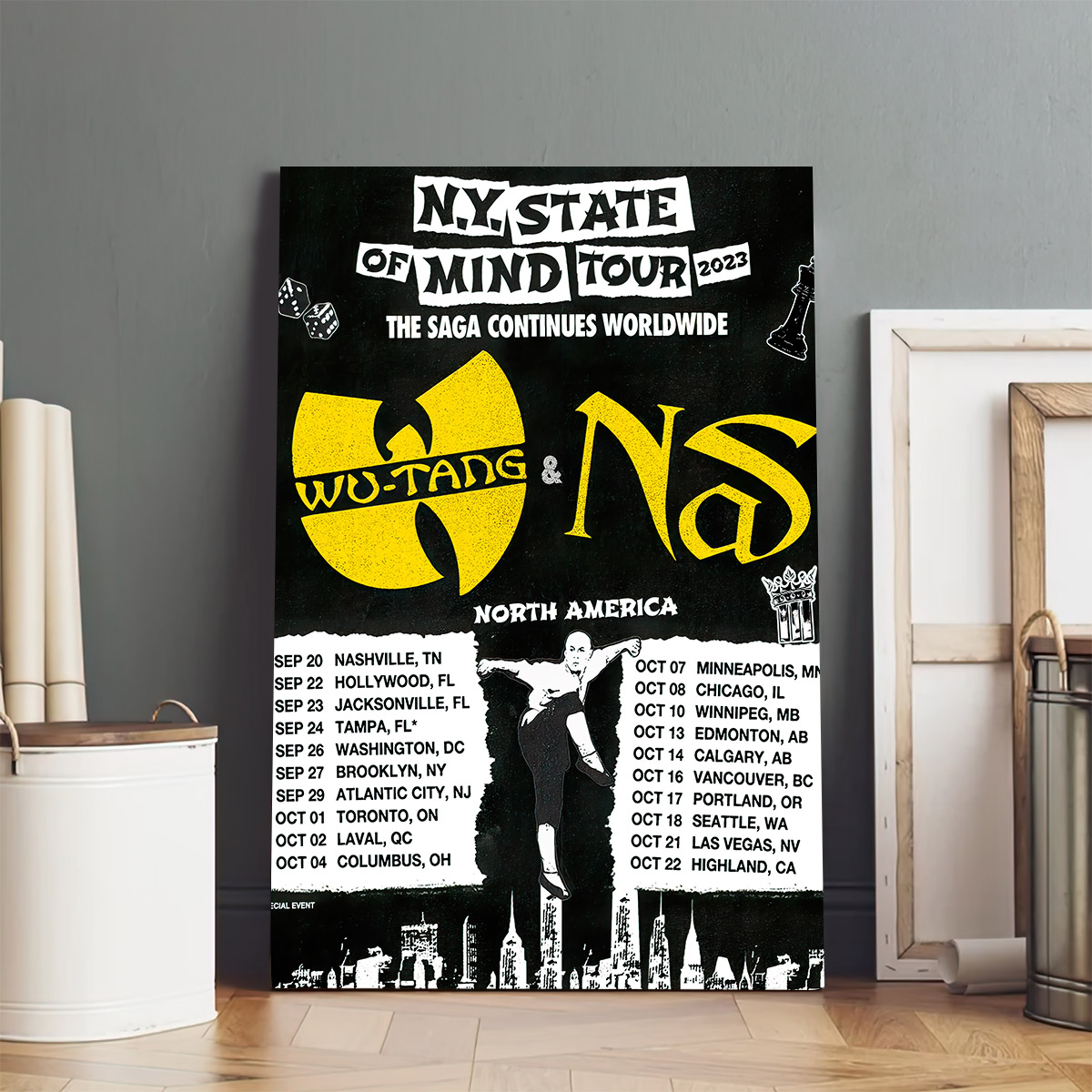 Wutang & Nas N.Y State Of Mind Tour 2023 The Saga Continues Worldwide