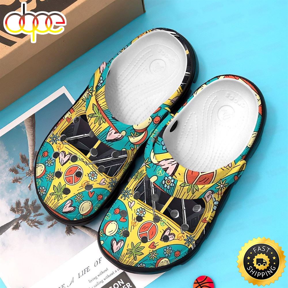 Yellow Hippie Car Clog Shoess Shoes Clog Shoesbland Clogs Gifts For Kids Children Rhp3ae