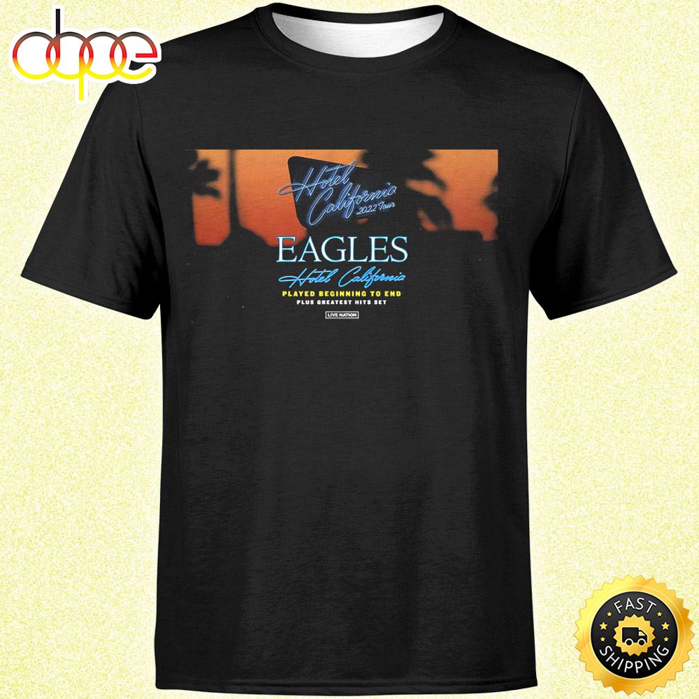Eagles Add 2023 Tour Dates To Hotel California Unisex T-shirt