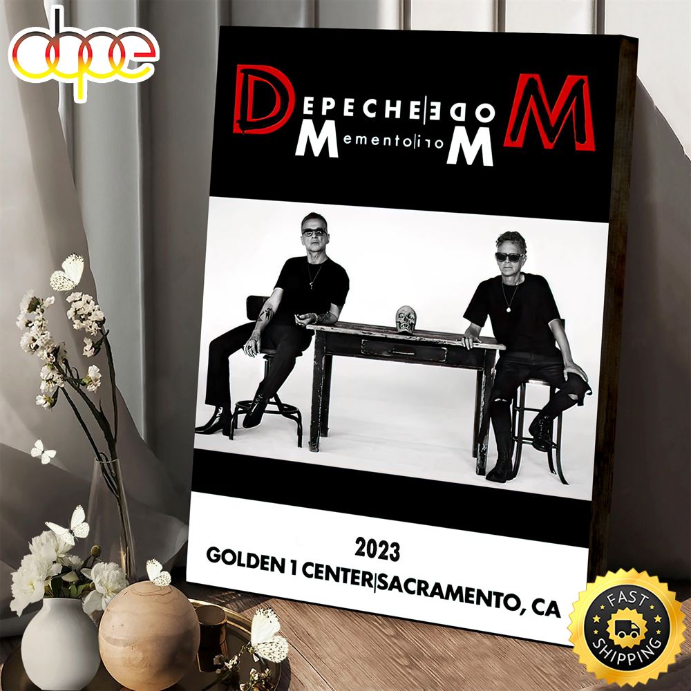 Depeche Mode Sacramento March 23 Tour 2023 Poster Canvas