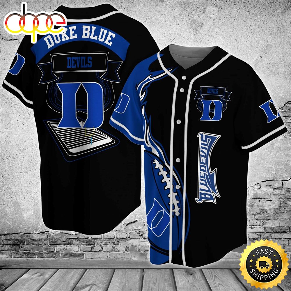 Duke Blue Devils Classic Baseball Jersey Shirt Czpcdm