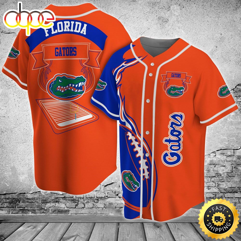 Florida Gators Classic NFL Baseball Jersey Shirt N2i4yh