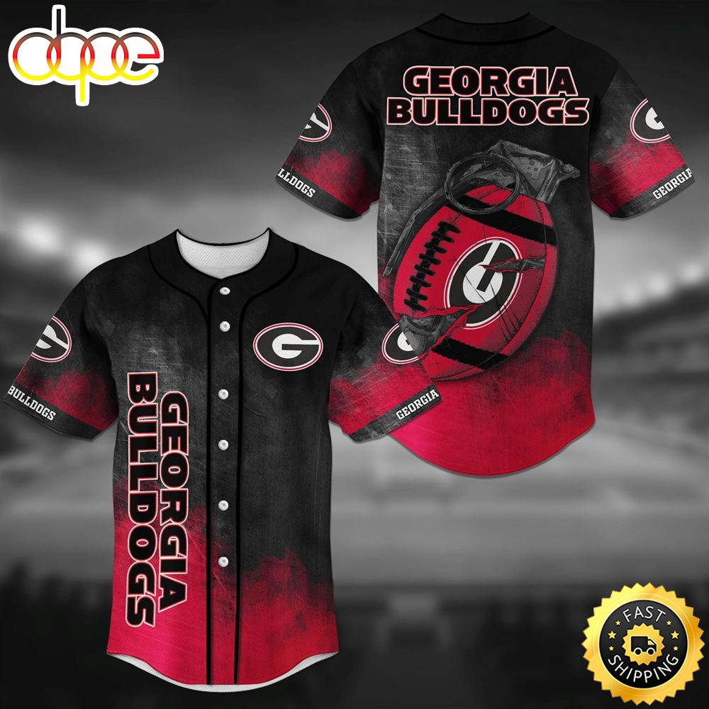 Georgia Bulldogs Grenade Classic NFL Baseball Jersey Shirt Znx9zh