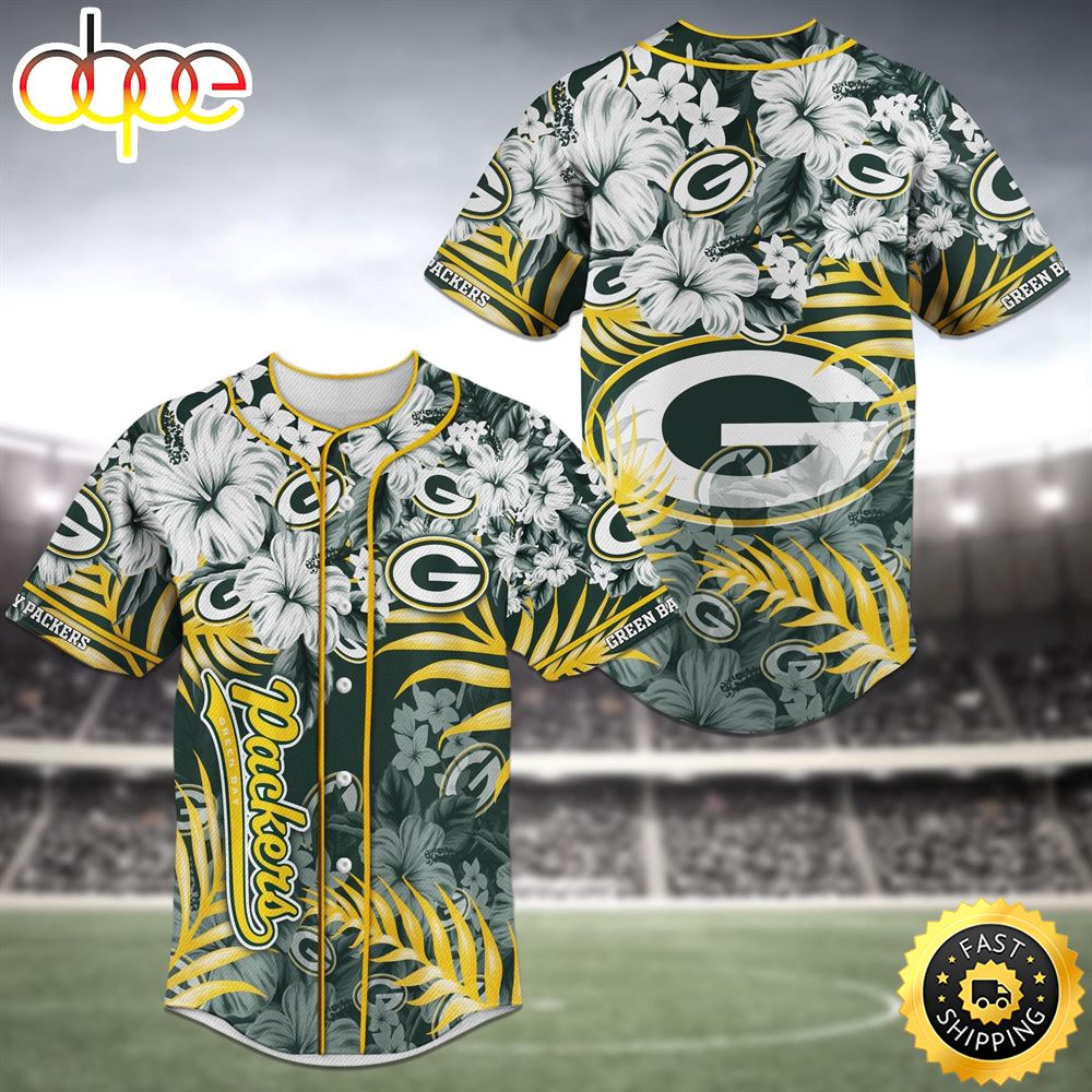 Green Bay Packers NFL Baseball Jersey Shirts Uvclbo