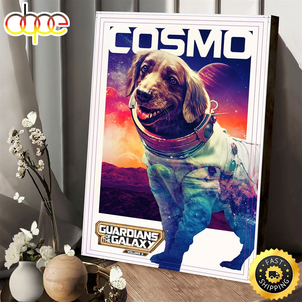 Guardians Of The Galaxy Vol 3 Cosmo Movie 2023 Poster Canvas