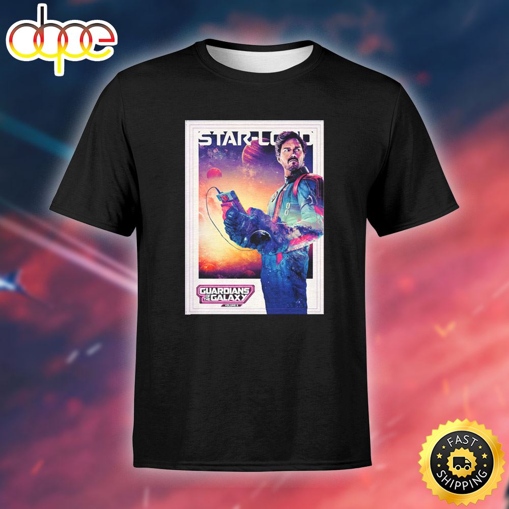 Guardians Of The Galaxy Vol 3 Star Lord Movie 2023 Unisex T-shirt