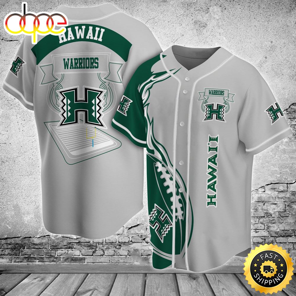 Hawaii Rainbow Warriors Classic Baseball Jersey Shirt H3wiy7