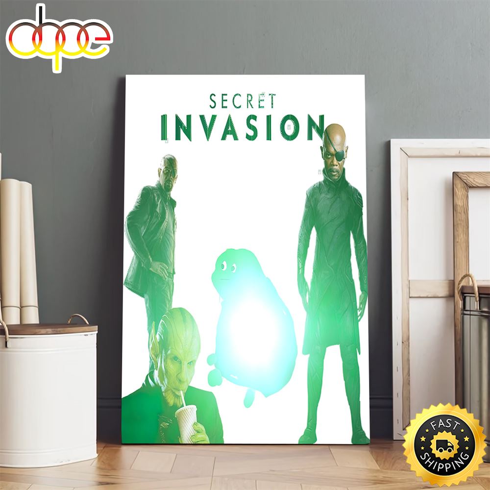 Invasion Movie 2023 Marvels Secret Invasion 2023 Poster Canvas
