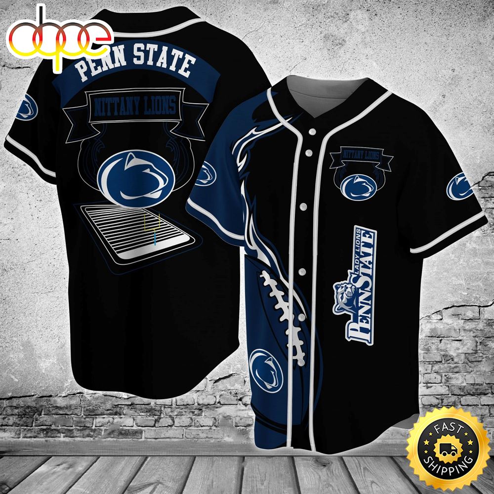 Penn State Nittany Lions Classic Baseball Jersey Shirt Qpgd6h