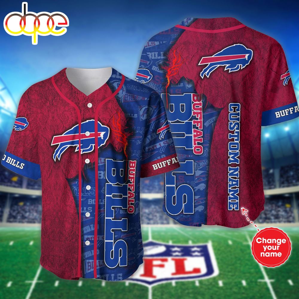 Personalized Buffalo Bills Baseball Jersey Shirt For Fans Ysxwg3