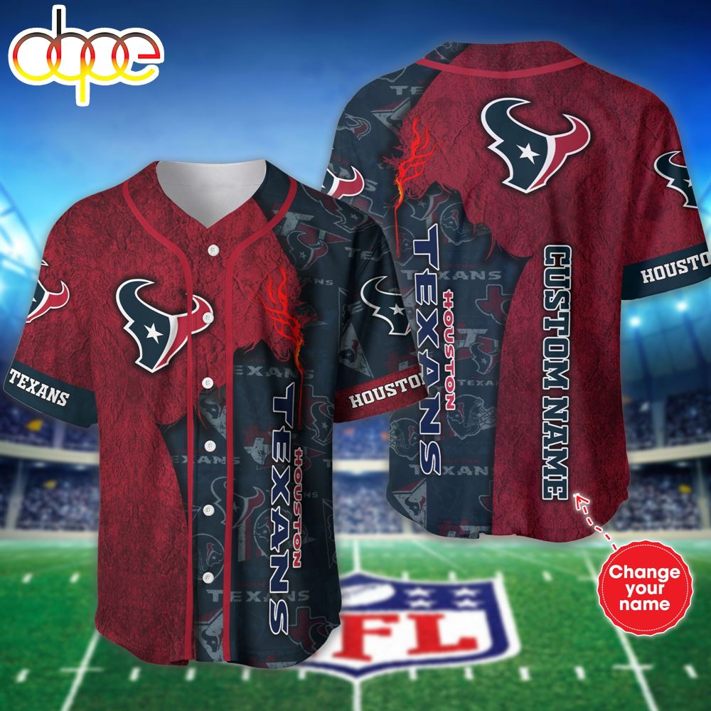personalized texans jersey