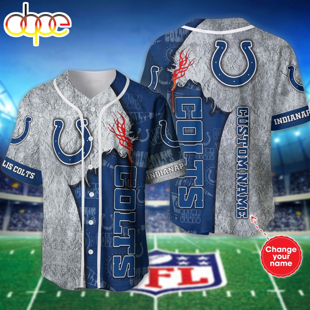 Personalized Indianapolis Colts Baseball Jersey Shirt For Fans Px2hdl