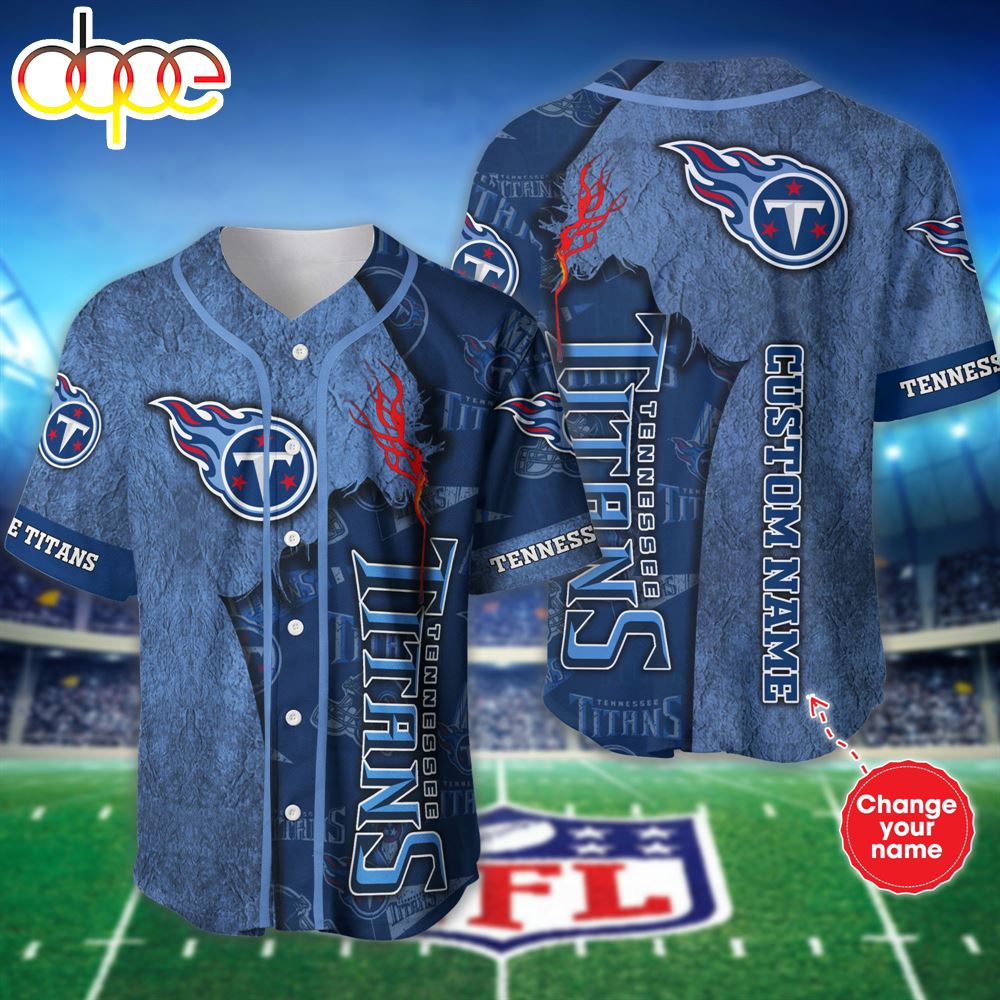 Personalized Tennessee Titans Baseball Jersey Shirt For Fans 