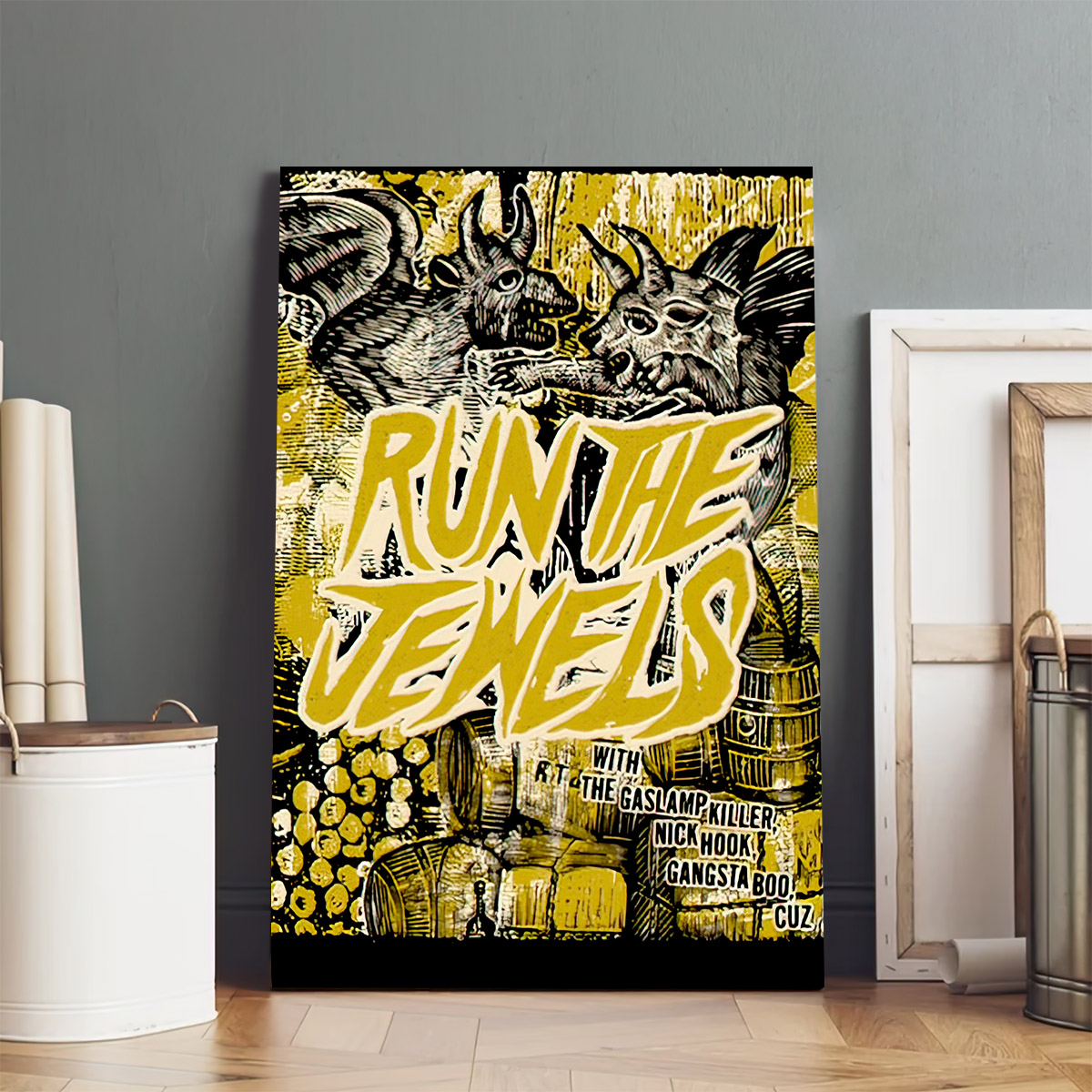 Run The Jewels Concert Poster Canvas