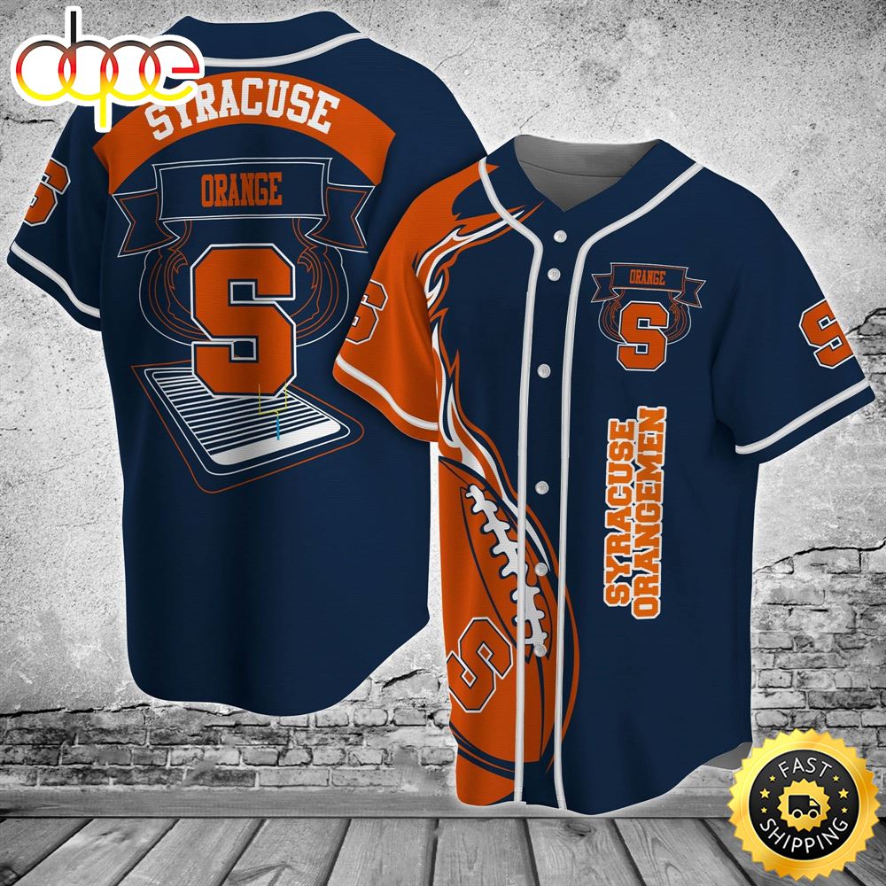 Syracuse Orange Classic Baseball Jersey Shirt