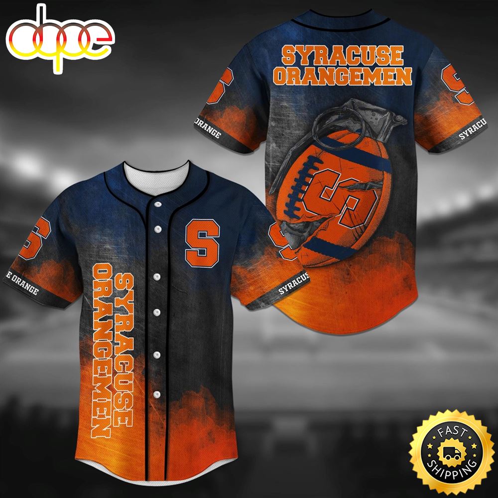 Syracuse Orange Grenade Classic NFL Baseball Jersey Shirt Qszxhu
