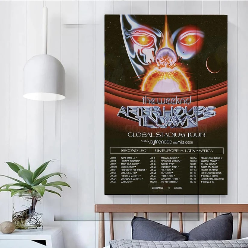 The Weeknd Tour 2023 Music Tour World 2023 Unisex Gift For Fan Poster Canvas Dmmejz