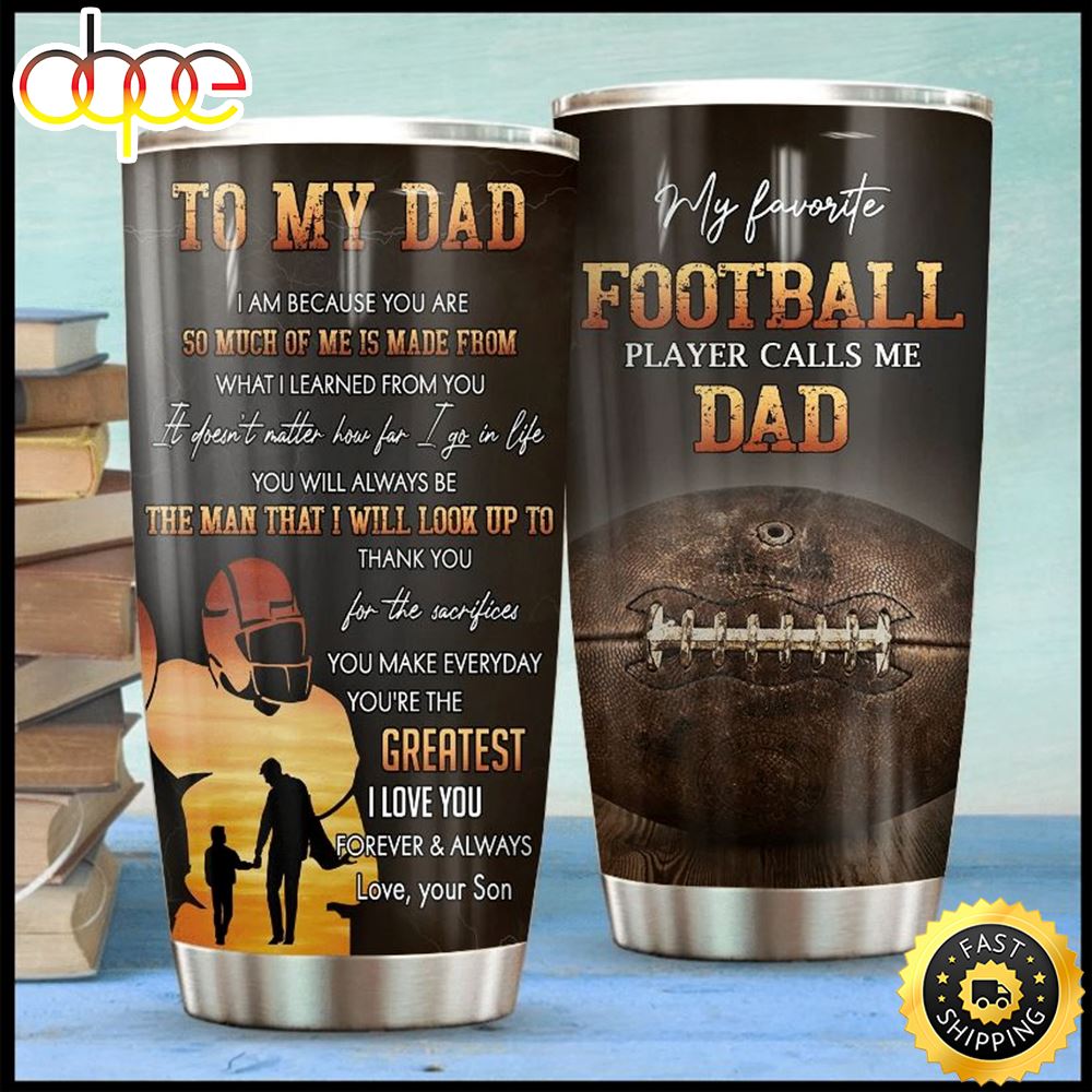 To My Beloved Dad Stainless Steel Cup Tumbler Onajwh