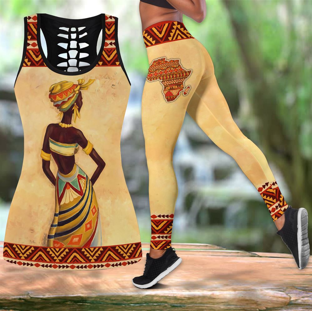 African Art Black Woman All Over Printed Women S Tanktop Leggings Set Perfect Workout Outfits Gifts For Hippie Life 1 Lnaufb