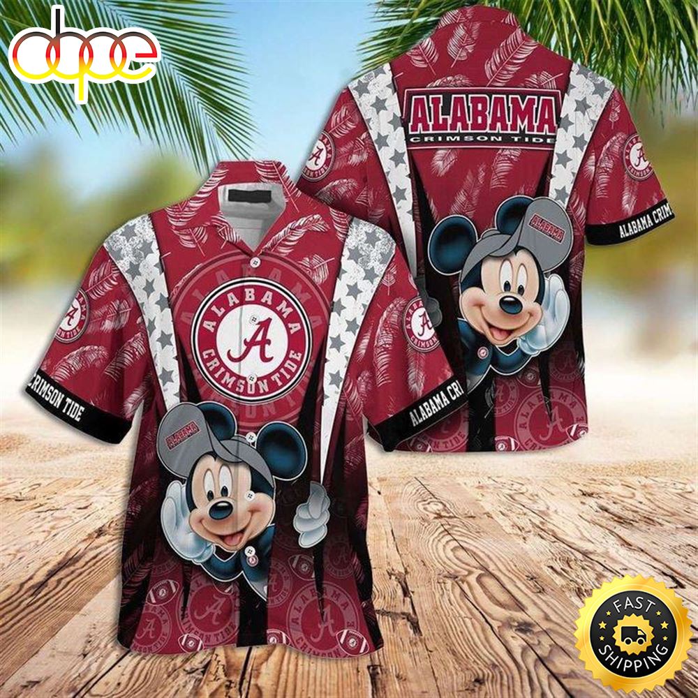 Alabama Beachwear For Men Nfl Sport Hawaiian Shirt Vsoaez