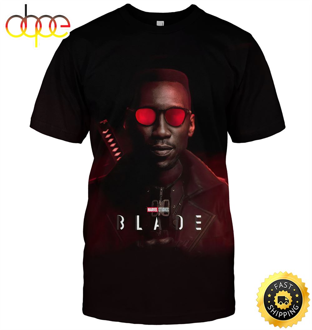 Blade 2023 Will Blow Your Mind Marvels Blade All Over Print T Shirt Osqolm