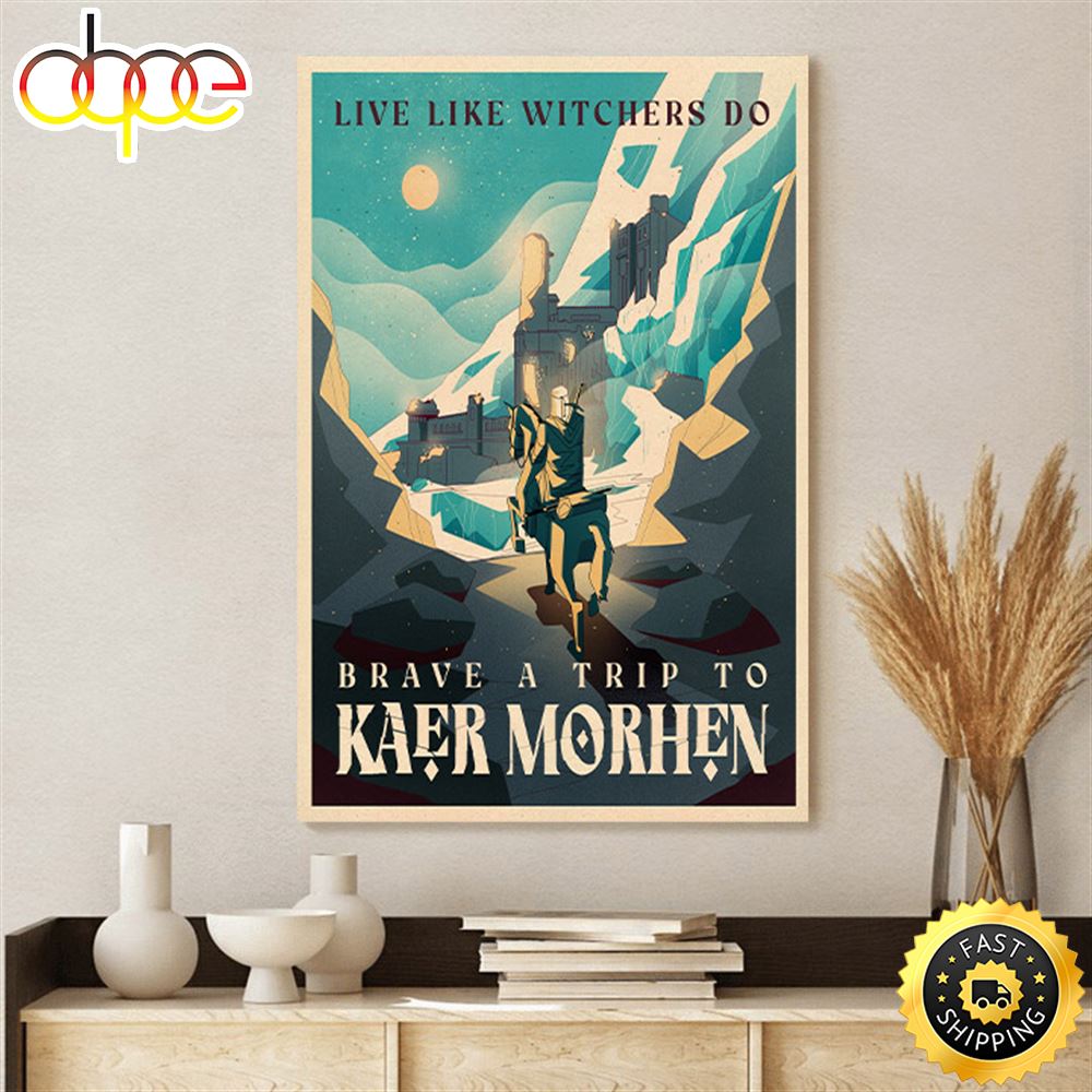 Brave A Trip To Kaer Morhen Movie 2023 Poster Canvas Vmosju