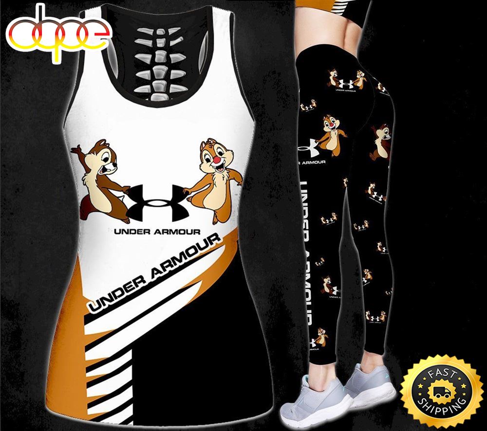 Combo Chip And Dale Under Armour Hollow Tanktop Leggings Lt1v0x