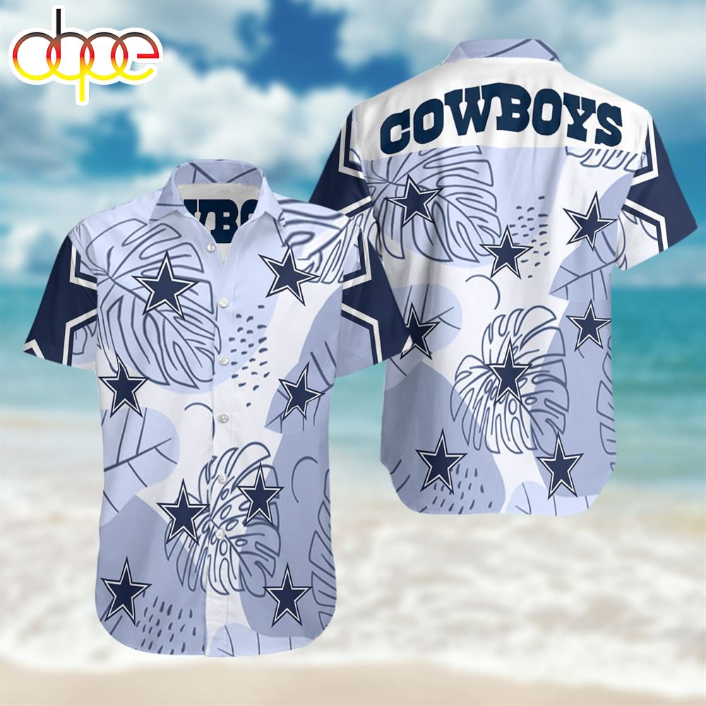 Dallas Cowboys Summer Beach 3D Hawaiian Shirt Fj59kl