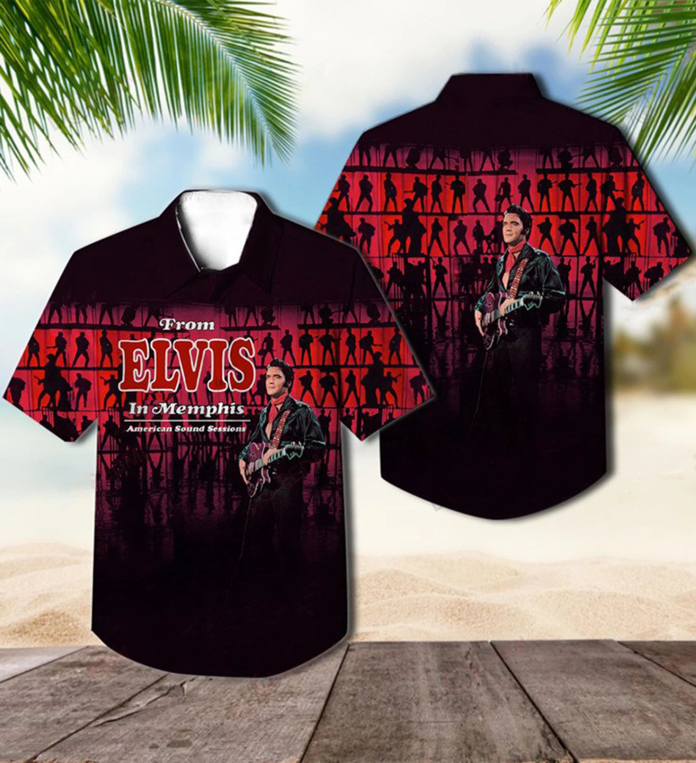 Elvis Presley Music Hawaiian Shirt From Elvis In Memphis Bhzzw9