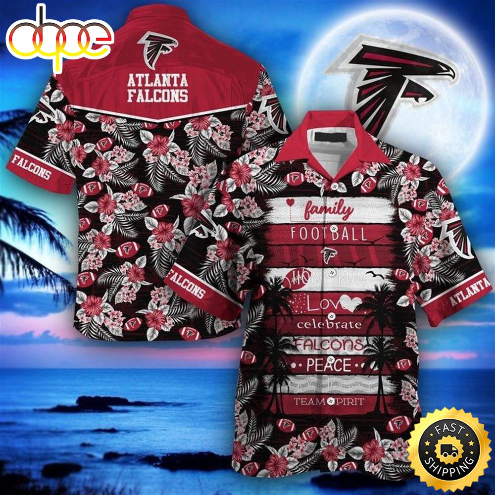 Falcons Beachwear For Men Nfl Sport Hawaiian Shirt Urysim