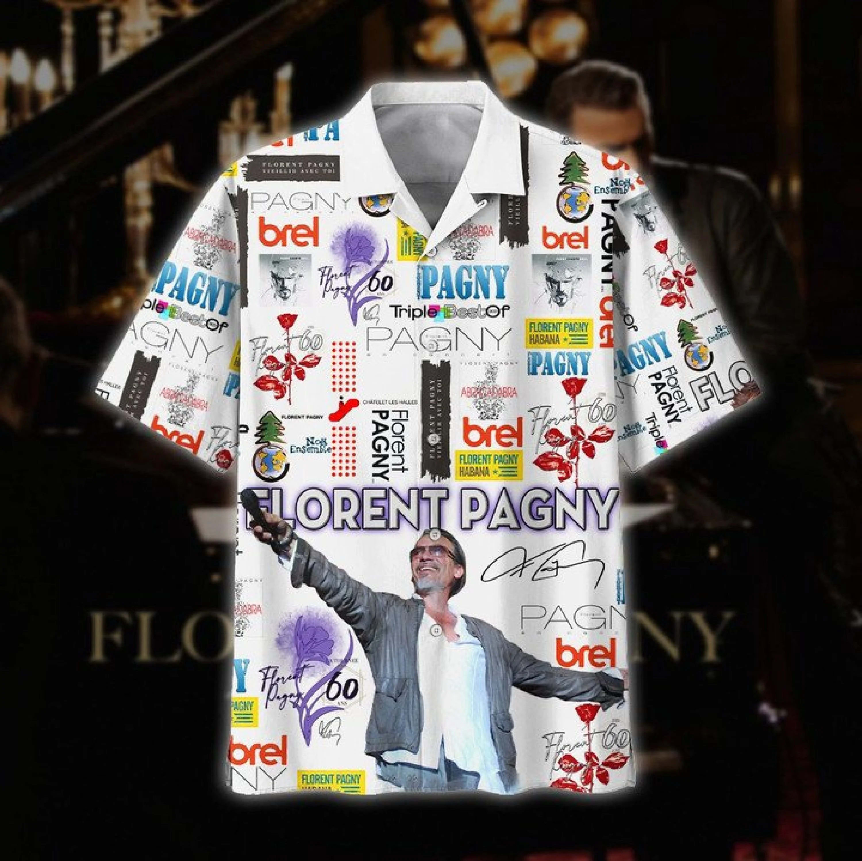 Florent Pagny Music Hawaiian Shirt Singer Hawaiian Shirt F6nn1x