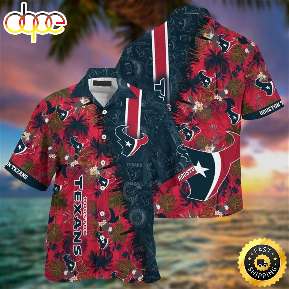 Houston Texans3 Beachwear For Men Nfl Sport Hawaiian Shirt Lyo8e4
