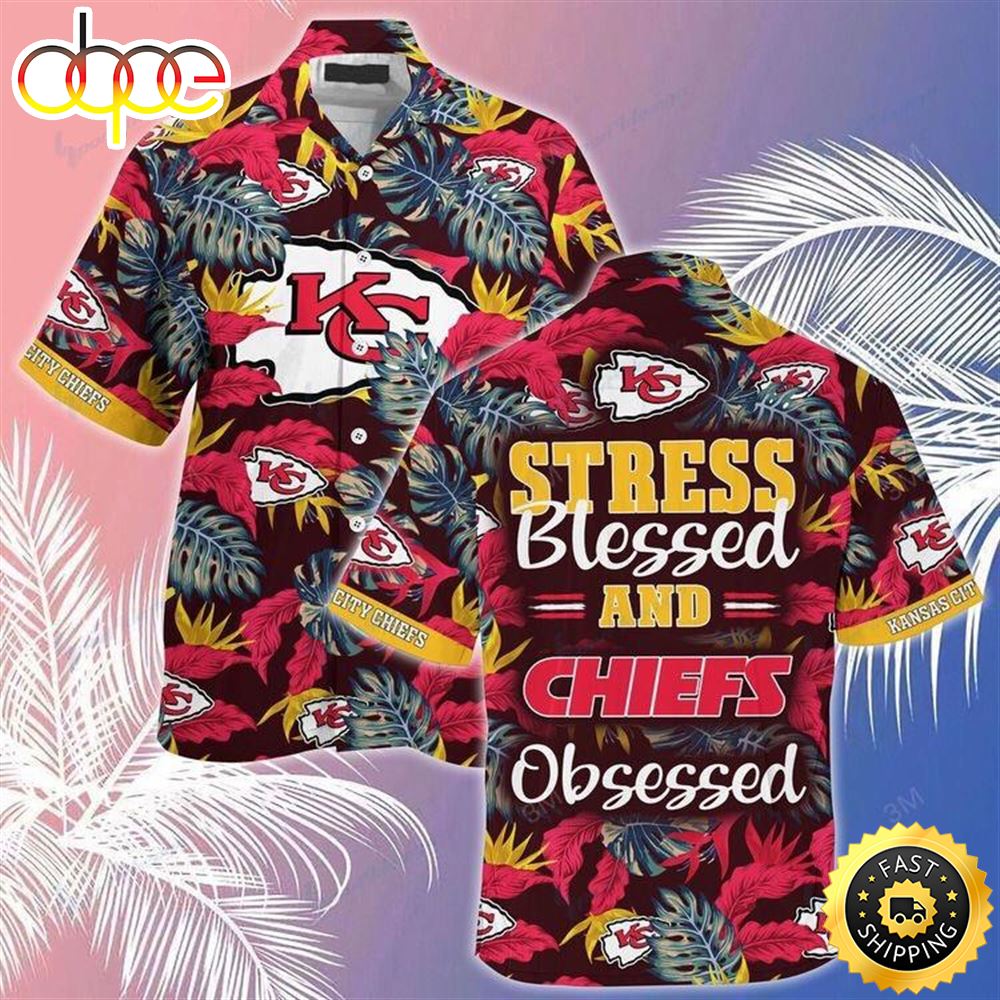 Kansas City Chiefs Beachwear For Men Nfl Sport Hawaiian Shirt Zhoqew