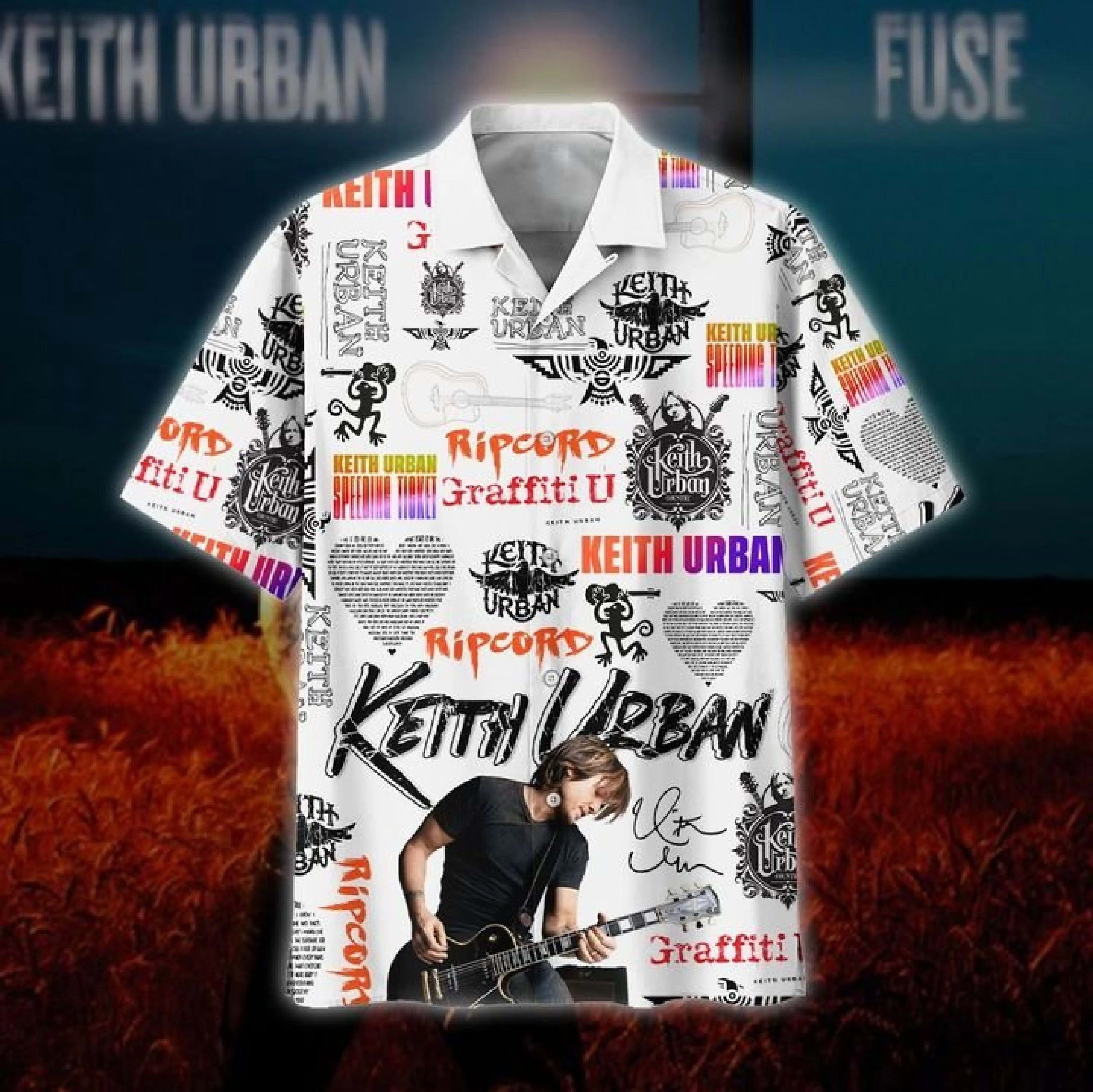 Keith Urban Music Hawaiian Shirt Singer Hawaiian Shirt Xdfjpq