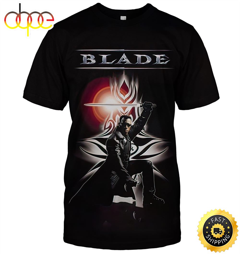 Marvel Studios Blade 2024 Poster All Over Print T Shirt Eebqmi
