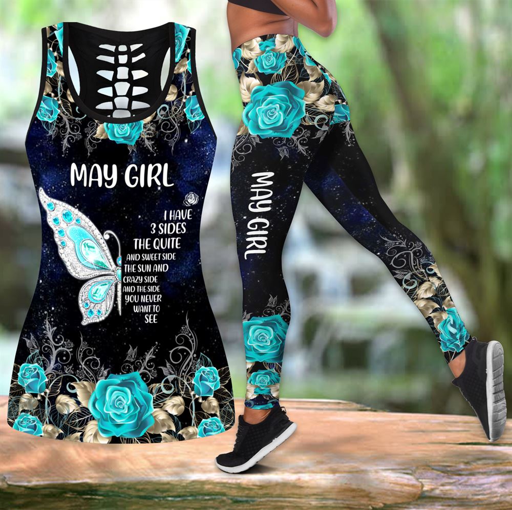 May Girl I Have 3 Sides The Quite All Over Printed Women S Tanktop Leggings Set Perfect Workout Outfits Gifts For Hippie Life 1 Sqcm1n