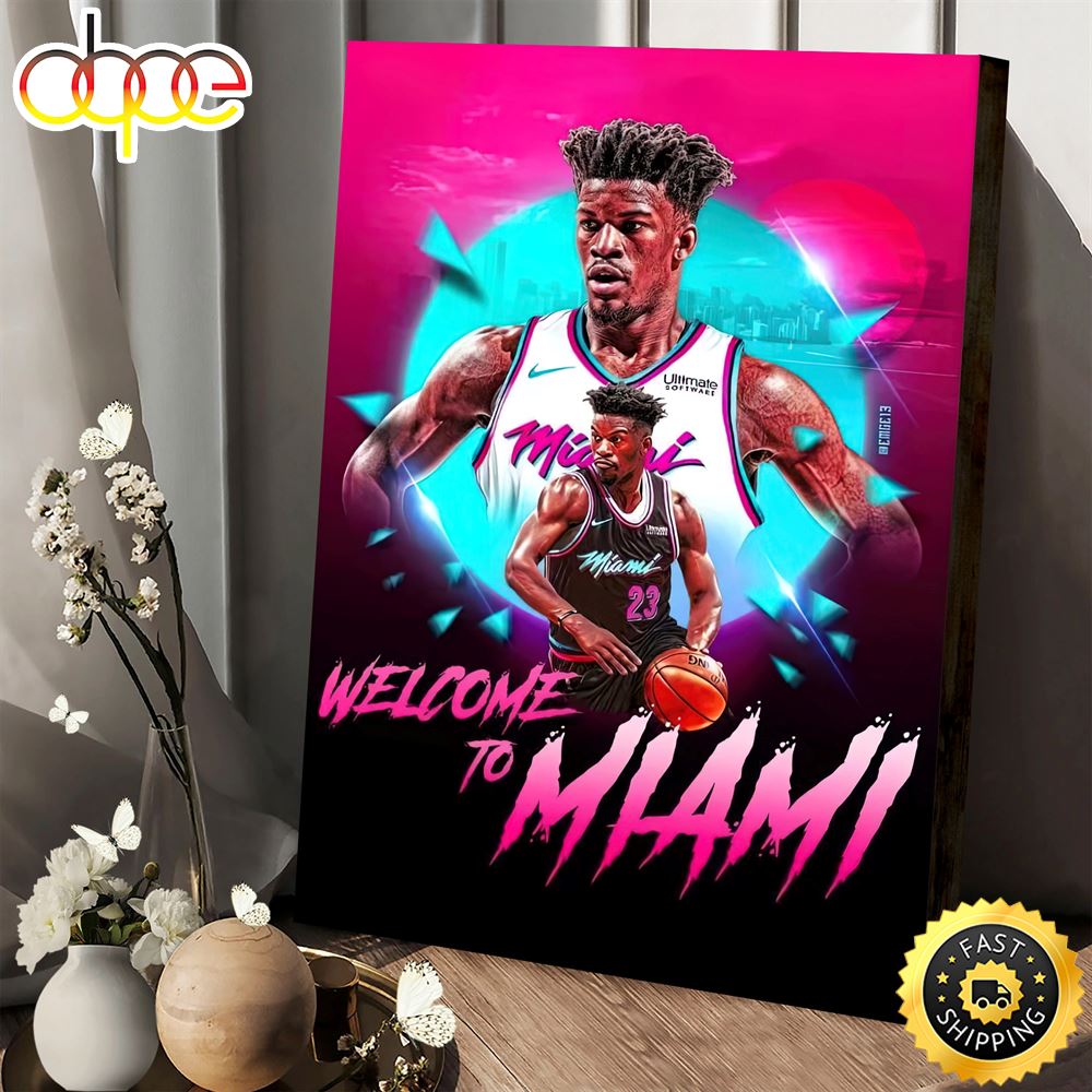 Miami Nba Sports Movie 2023 Poster Canvas Cprqmu