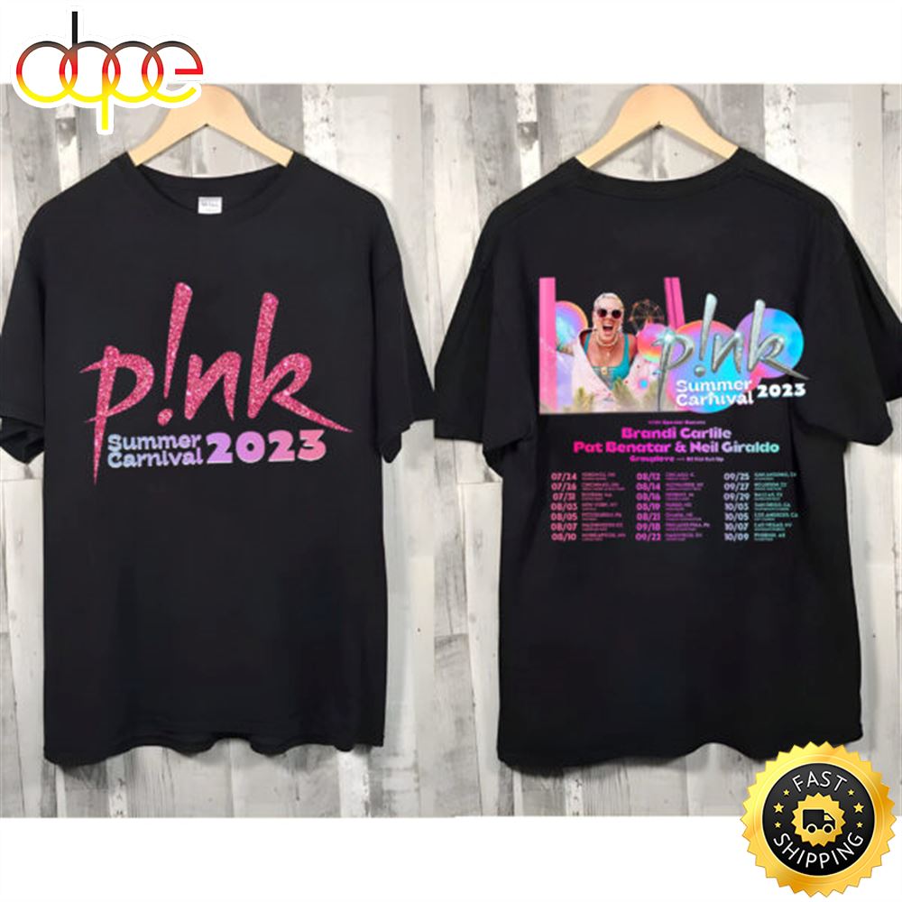 P Nk Pink Singer Summer Carnival 2023 Tour Tshirt S0zqhv