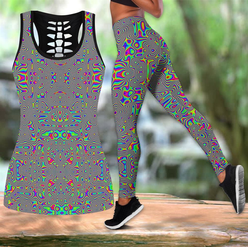 Psychedelic Butterfly Yoga Outfit for Women Fashion 3D Printed