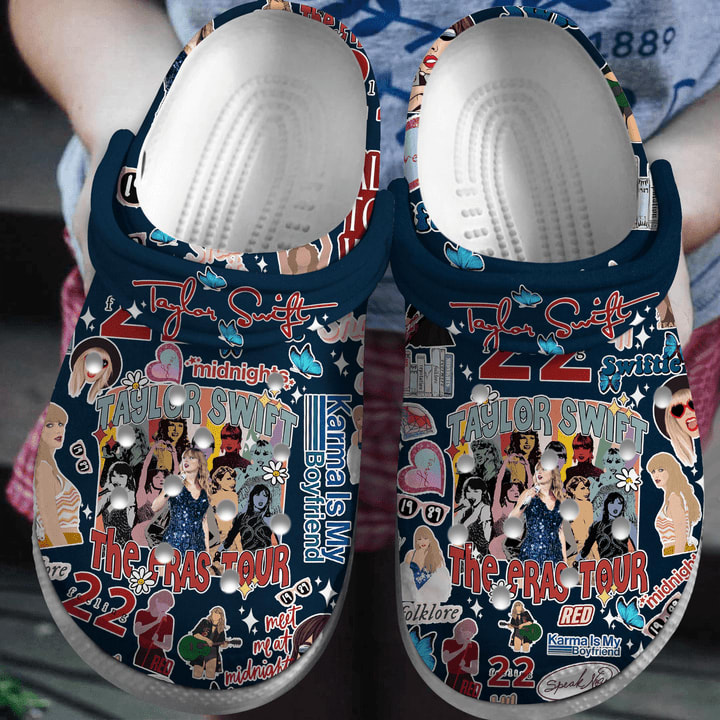 Taylor Swift Crocs Clogs Crocband Shoes Comfortable Tkm25n