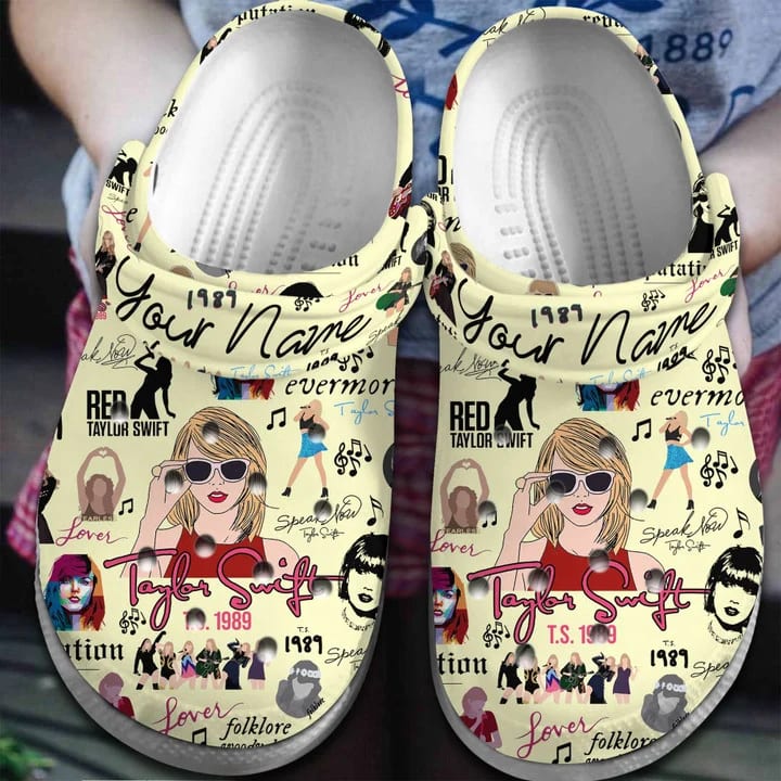 Taylor Swift Crocs Clogs Shoes Crocband Comfortable Ieawrh