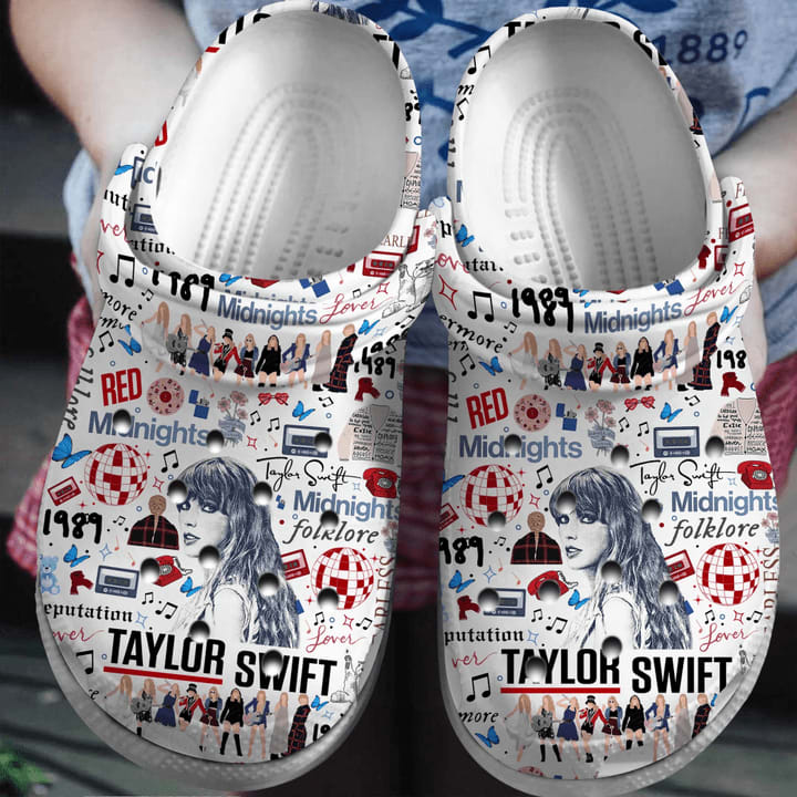 Taylor Swift Crocs Comfortable Shoes Crocband Clogs Vlpr41