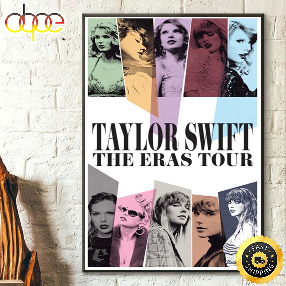 Taylor Swift Eras Tour 2023 Poster Canvas Cqkl3v
