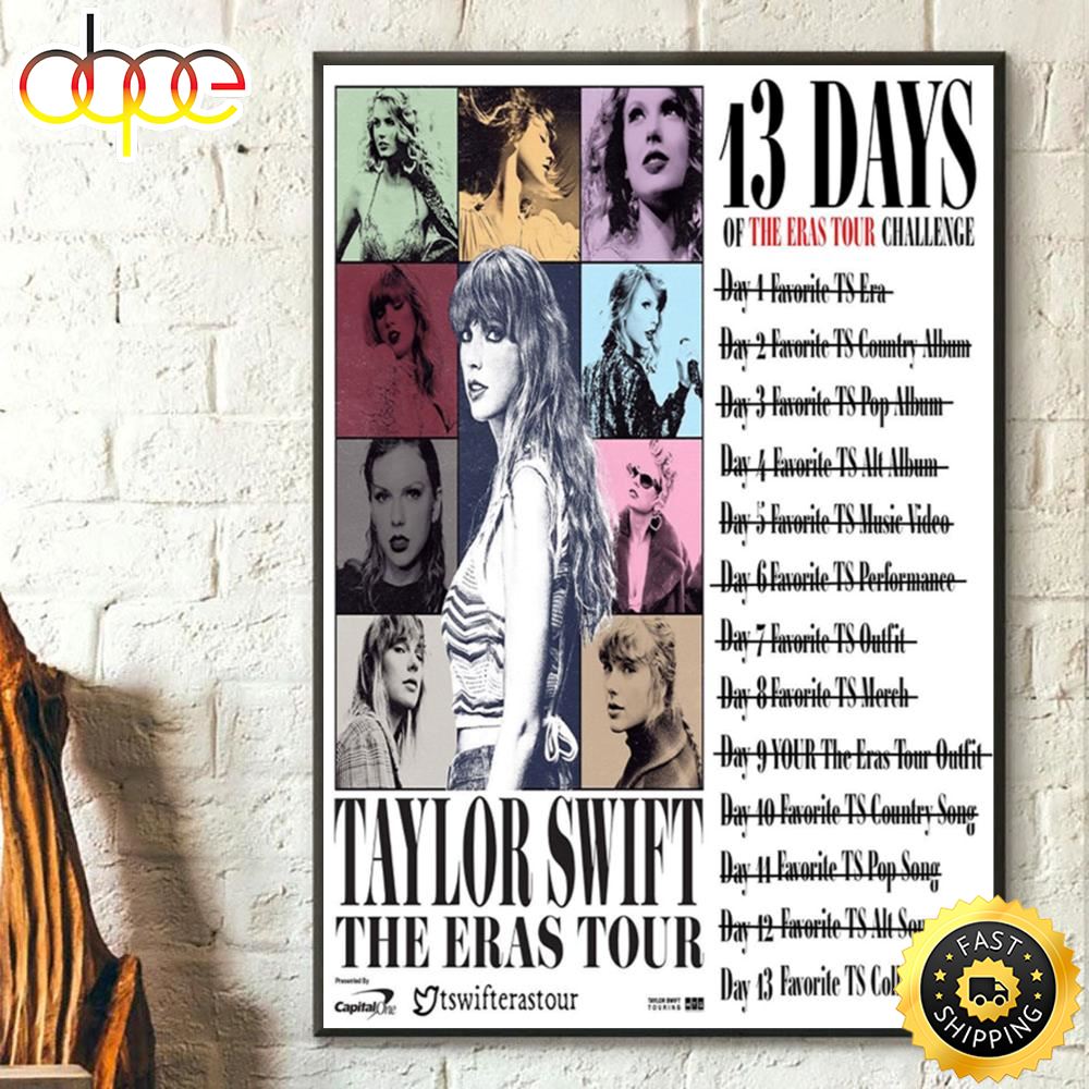Taylor Swift Eras Tour Poster List Song Canvas Ugqixq