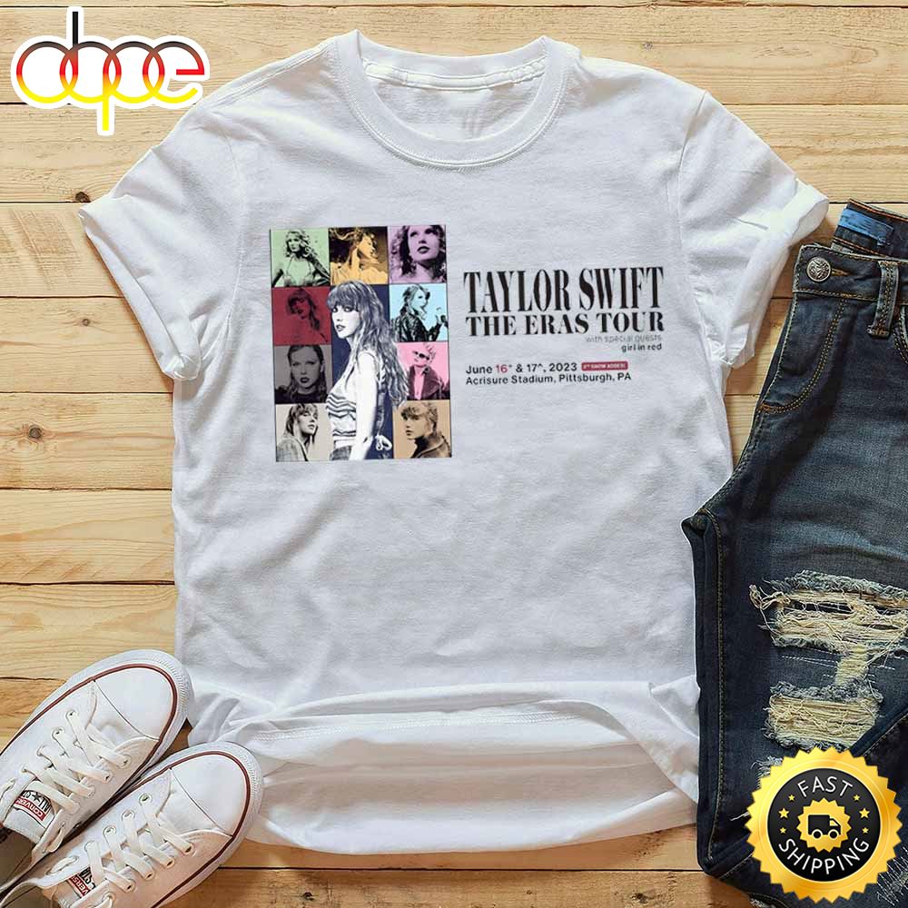 Taylor Swift The Eras Tour Presented By Capital One Tour 2023 Tshirt Uxdtzj