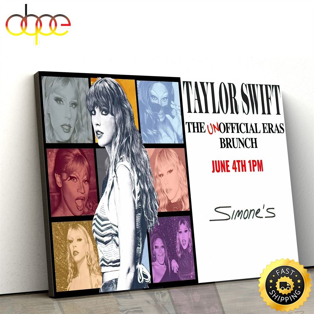 Taylor Swift The Un Official Eras Brunch Simones Chicago June 4 2023 Canvas K3twu7