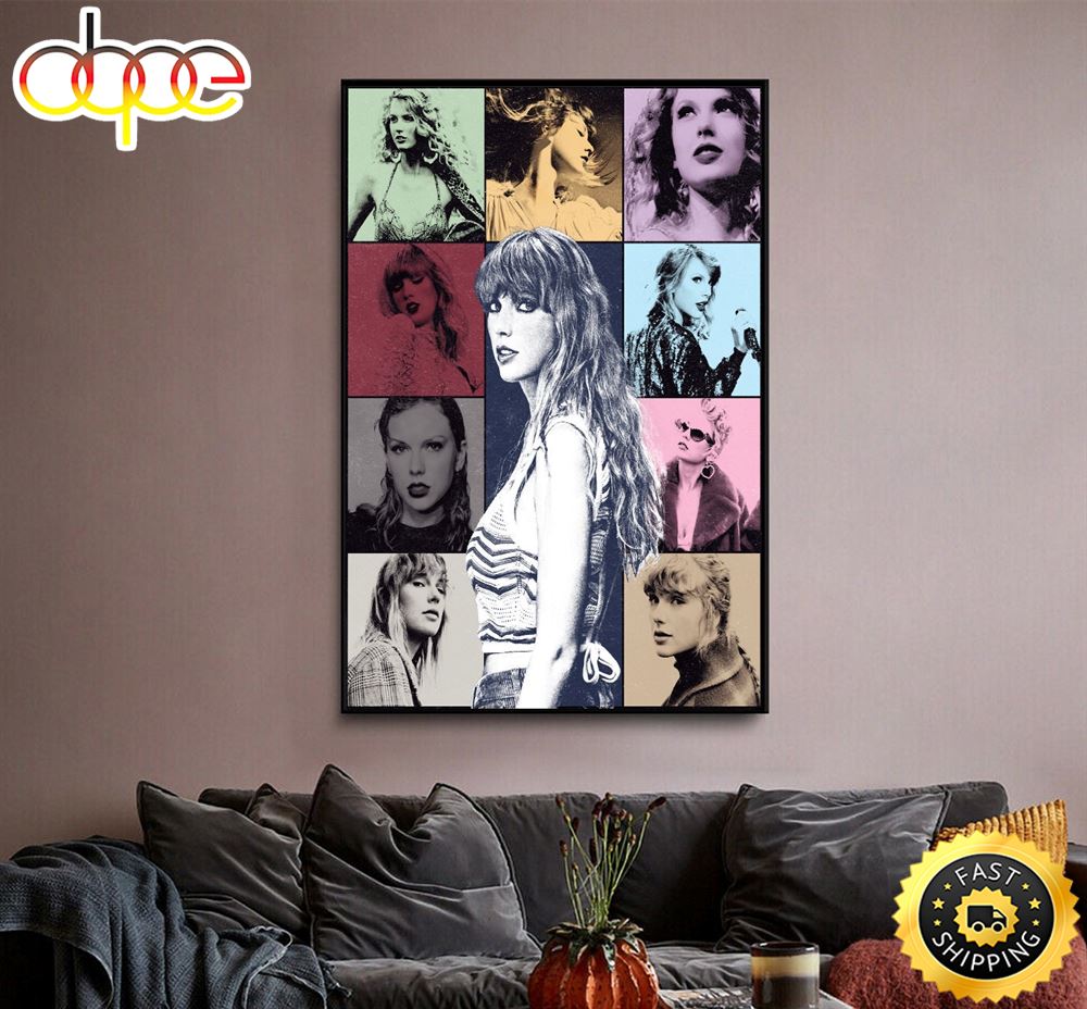 Taylor The Ear Tour 2023 Poster Gifts For Fans Canvas Sahmww