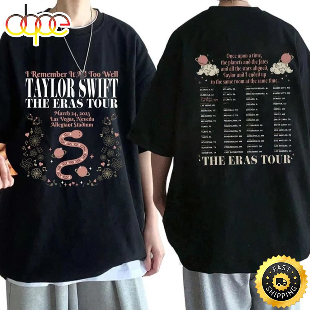 Taylor The Eras Tour Shirt Swift The Eras Tour Tee Unisex T Shirt Czoyxd