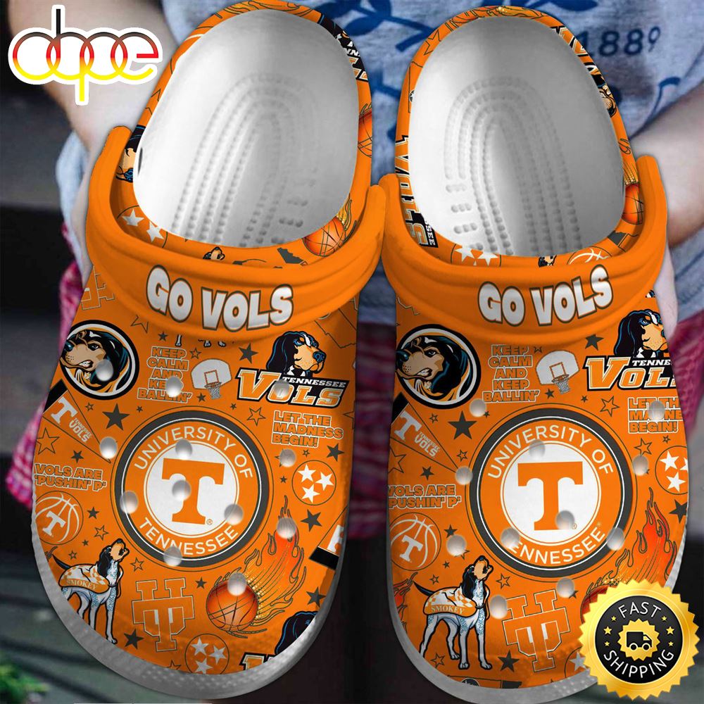 Tennessee Volunteers NCAA Sport Crocs Clogs Crocband Shoes Comfortable For Men Women And Kids Dxysvk