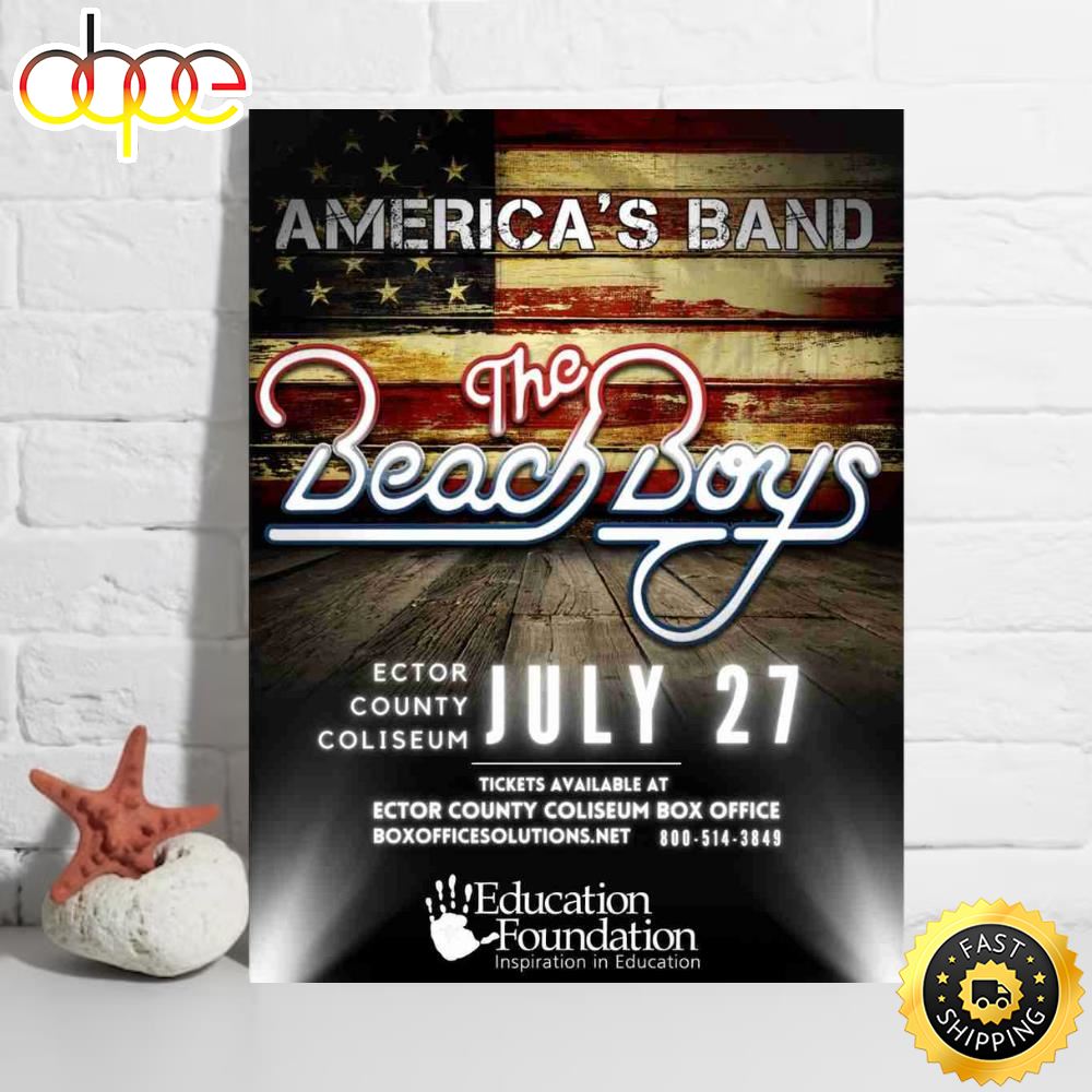 The Beach Boys Nashville Tour 2023 Poster Nesb8t